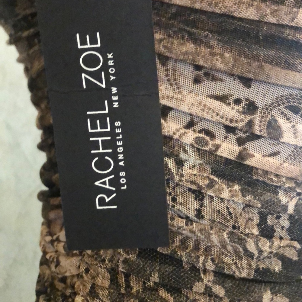 Rachel Zoe Print Strapless Dress - Picture 5 of 6